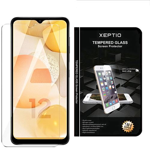 Vitre en verre trempé pour Samsung Galaxy A12 4G - XEPTIO