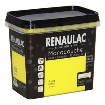 Peinture Murale Monocouche Speciale Pieces Humides 075 L Jaune