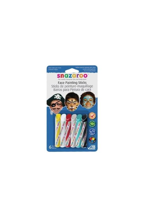 SNAZAROO Sticks peinture pour visage garcons