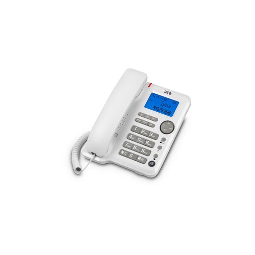 Téléphone fixe SPC 3608B LCD Blanc