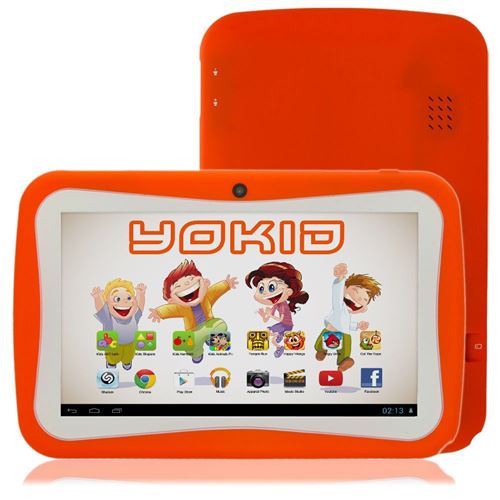 Tablette Tactile 7' Jouet Numérique Enfant Android Lollipop Quad Core 4Go Orange - YONIS