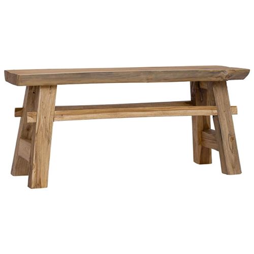 vidaXL Bank 100x28x43 cm massief gerecycled hout
