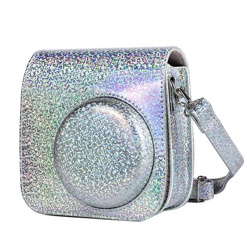 Étui de protection antichoc brillant pour Fujifilm Instax Mini 8/ 8+/ 9 - Argent