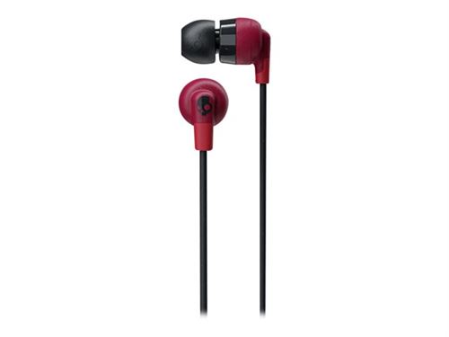 Skullcandy Ink'd+ Wireless - In-ear hoofdtelefoons met micro - inwendig - halsband - Bluetooth - draadloos - moab/red/black