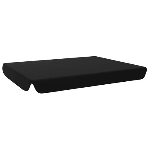 vidaXL Toit de rechange pour balançoire de jardin Noir 192x147 cm