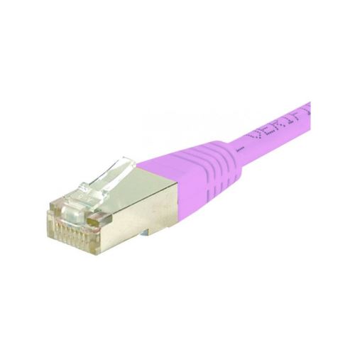 Cordon patch rj45 s ftp cat6 rose - 0,70 m