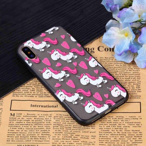 Iphone X / Xs Coque Protection Plastique Licorne Als81095