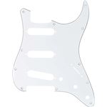 Fender Pickguard Strat SSS White PICKGUARDS