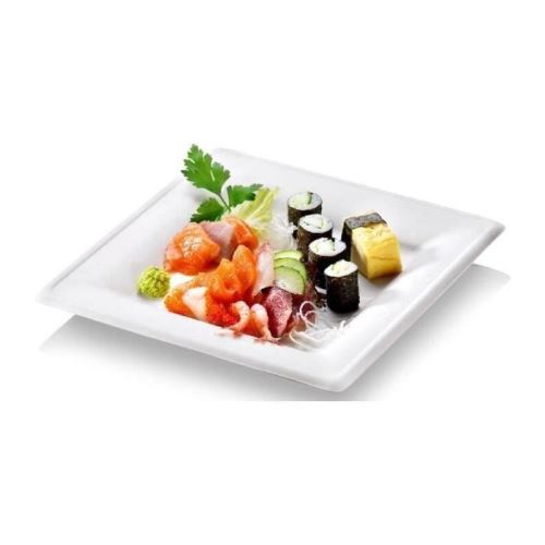 NATURESSE - 15382 - 50 assiettes rondes - Eco Line canne a sucre - Diametre 26 cm