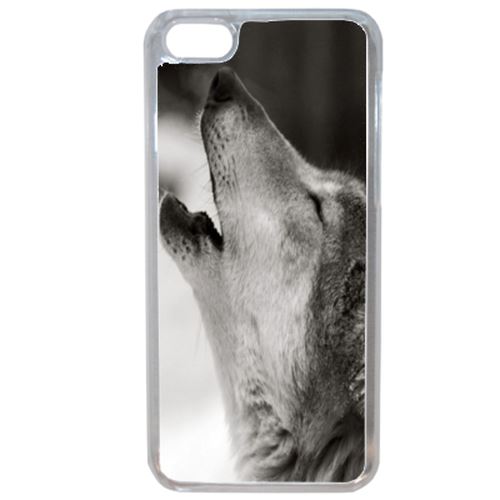 Coque Loup Hurlant Compatible Iphone 7 Plus Transparent