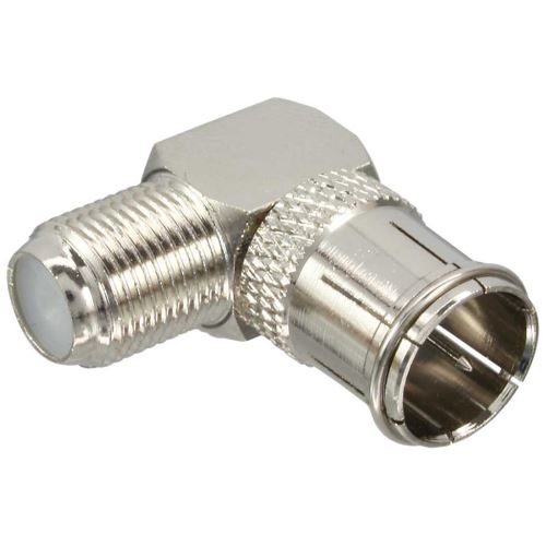 Adaptateur F-Quick-prise (SAT) sur Connecteur F femelle (SAT), incliné