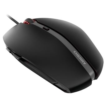 CHERRY GENTIX 4K - Souris - droitiers et gauchers - optique - 6 boutons - filaire - USB - noir