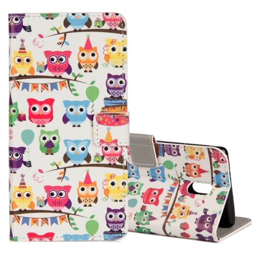 Nokia N3 Housse Etui Cuir PU Hiboux ALS54801