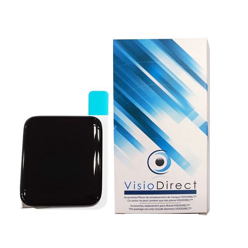 Ecran pour montre Apple Watch Serie 4 40mm Noir LCD + Vitre tactile -VISIODIRECT-