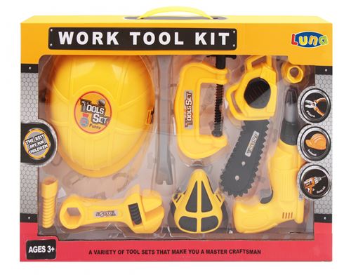 Luna jeu d'outils de jeu casque 9-pièces