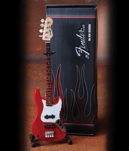 Axe Heaven: Fender Jazz Bass - Classic Red Finish. Pour Guitare Basse