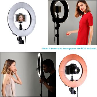 Anneau lumineux : Cercle LED pour photo en selfie - Ring Light