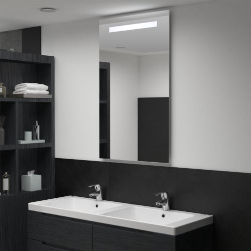 Miroir mural à LED pour salle de bains 60 x 100 cm (144710)