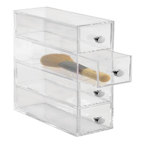 Tour de rangement pour cosmétiques 4 tiroirs InterDesign