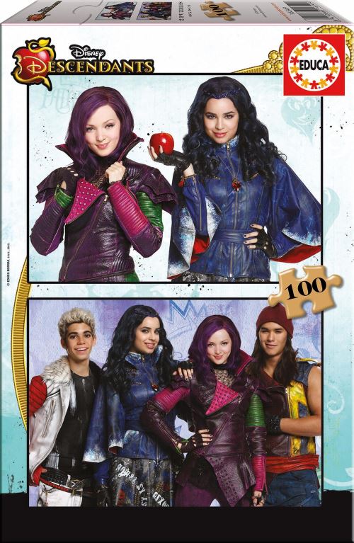 Descendants Puzzle double 100 pièces