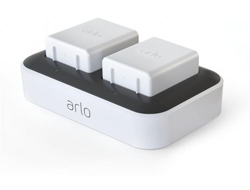 Arlo VMA5400C Accessoires Ultra et Pro 3 - Station de Charge Double 15% plus rapide