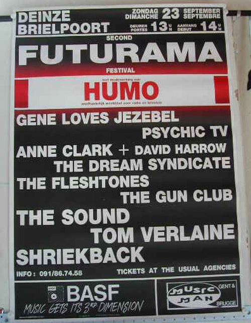 Fleshtones - 70x100 cm - AFFICHE / POSTER