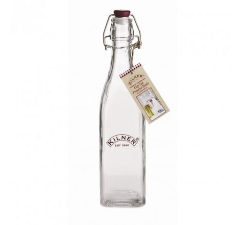 Bouteille d'eau à fermeture mécanique Kilner - 550 ml - Verre55 cl