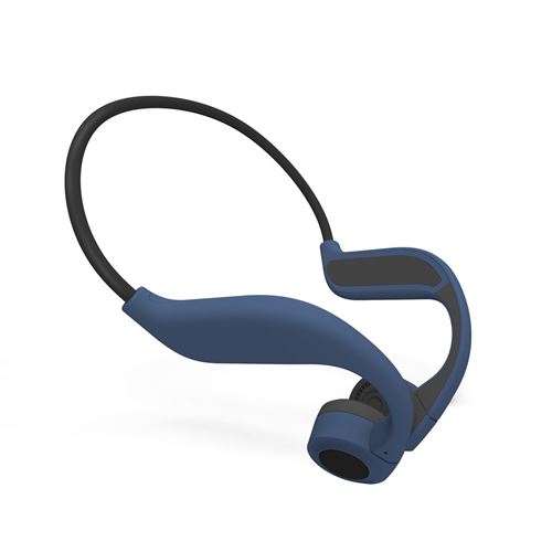 Non Communiqué Bleu Écouteur Bluetooth Sans Fil Conduction Osseuse Étanche Stéréo