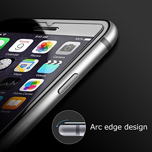 Protection écran iphone6/6s en verre trempé CoolReall® 2-pack Film Vitre protecteur résistant (0,25mm HD Ultra transparent)