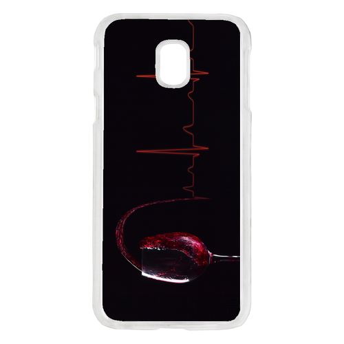 Coque Verre De Vin Électrocardiogramme Compatible Galaxy J5 2017 Transparent