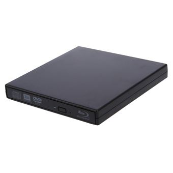 VSHOP® Lecteur DVD Blu Ray Externe Portable Ultra Slim USB 3.0