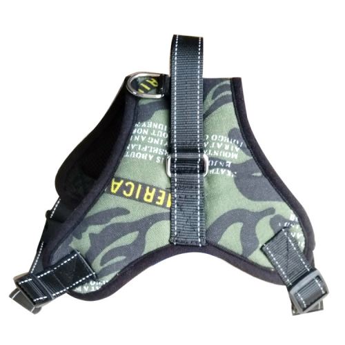 Comparer les prix de Harnais K9 Respirant Durable pour chien - Camouflage Vert (Taille: XS)