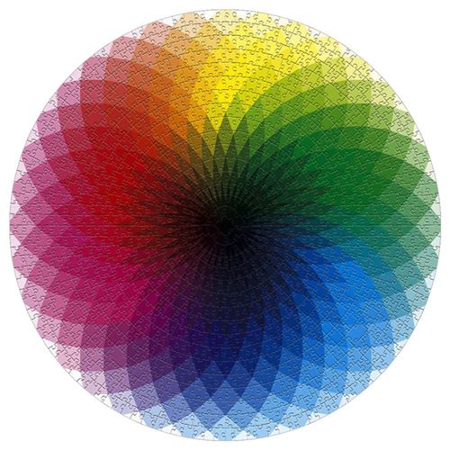 Generique Puzzle 1000 Pièces Arc-En-Ciel Coloré Pour Adultes Ou Enfants De 14 Ans Et Plus Multicolore W10 - Image 2