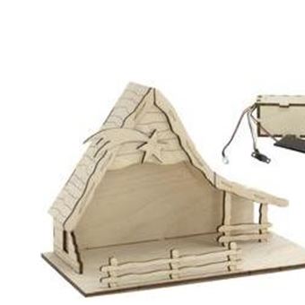 Modelisme Pour Creche De Noel Creche De Noel Avec Eclairage Solaire Accessoire Modelisme Achat Prix Fnac