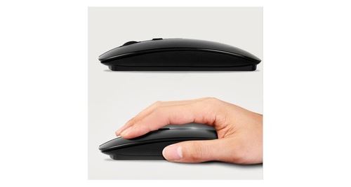 Souris Pour Pc Hp Usb Sans Fil Ultra Plate Universelle Capteur Optique 3 Boutons Ordinateur (noir)