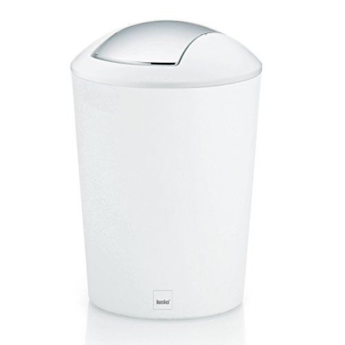 Poubelle 5 l marta blanche kela 22301