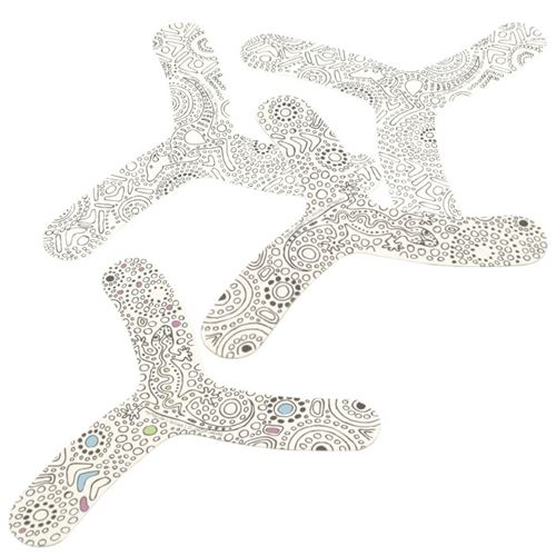 MyFibo - lot de 4 boomerangs