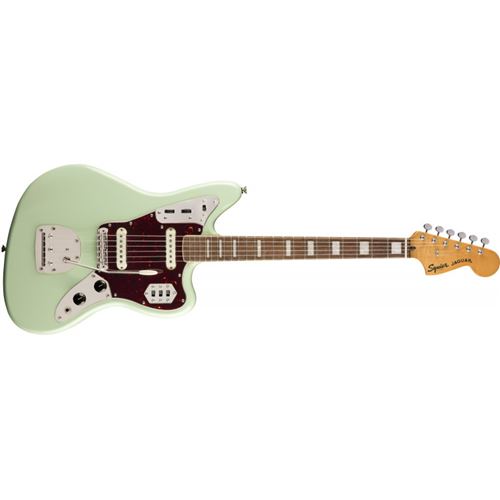 Squier Classic Vibe '70s Jaguar, touche laurier - Surf Green
