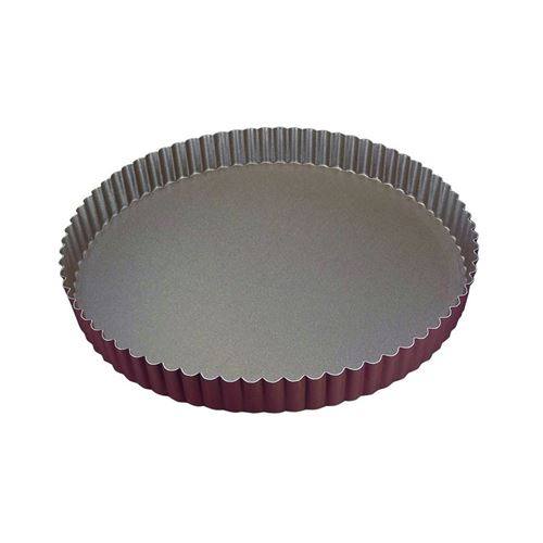Moule métal anti-adhérent - Tourtière ronde fond fixe 20 cm