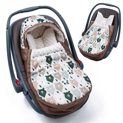 Sevira kids Chancelière imperméable avec cale-tête bébé, URBAN URSIDAÉ Beige