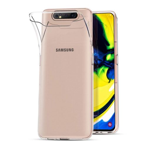 Coque Samsung Galaxy A80 Souple Transparente flexible Bumper en Gel TPU Silicone Invisible Antichoc avec bords renforcés - Accessoires Pochette Case