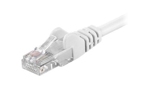 wentronic goobay - câble de réseau - 25 cm - blanc
