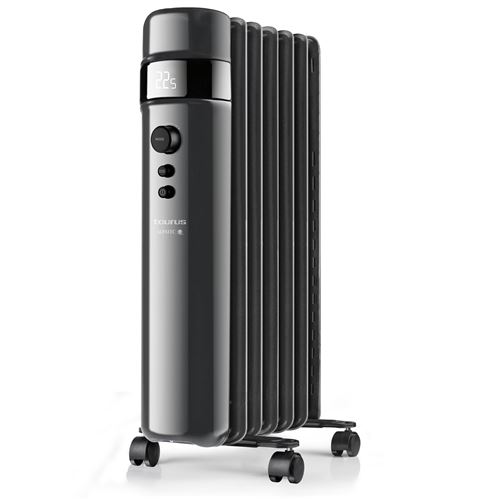 Taurus Noir Alpatec Agadir 1500 - Radiateur À Huile - Pose Au Sol, Mobile - 1500 Watt - Image 2