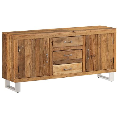 vidaXL Buffet Bois de traverses recyclé massif 160 x 40 x 76 cm