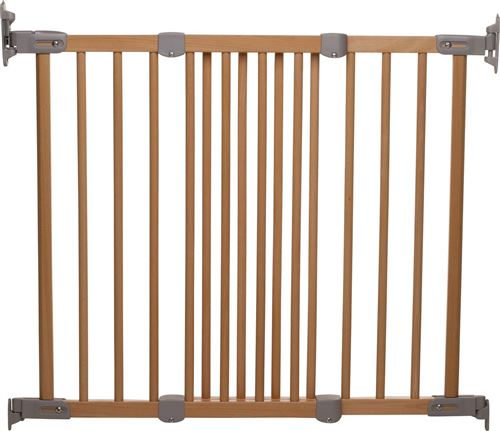 Barrière sécurité bébé Bois FlexiFit BabyDan Bois Nat/Argent