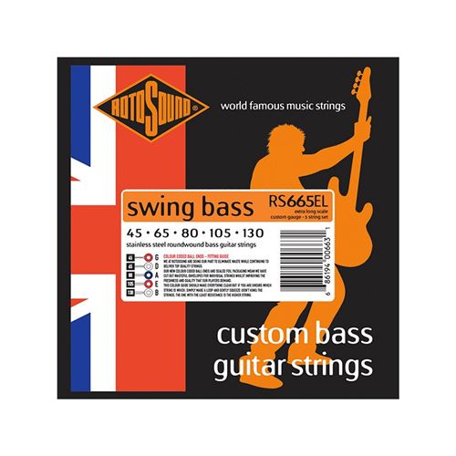 Rotosound RS665EL Swing Bass - Jeu de 5 cordes basse - 45-130