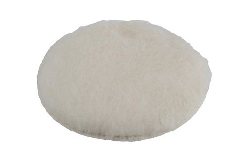 Wolfcraft 3163000 Bonnet de polissage auto-agrippant en Peau de Mouton Ø 180 mm