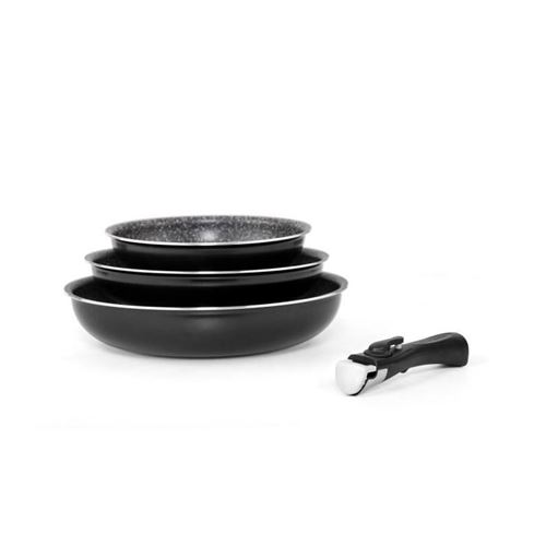 Arthur Martin Set 3 Poeles 20/24/28cm Tous Feux Dont Induction