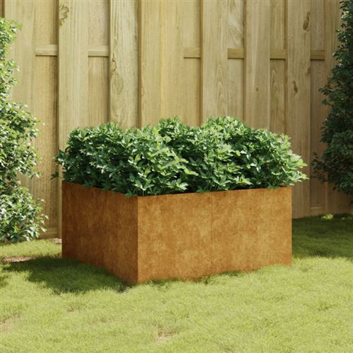 Vidaxl Jardinière 80X80x40 Cm Acier Corten - Image 2