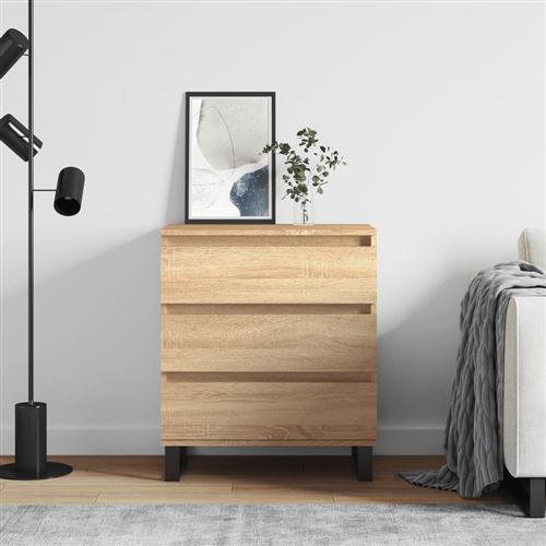 Vidaxl Buffet 60X35x70 Cm - Chêne Sonoma - Image 3